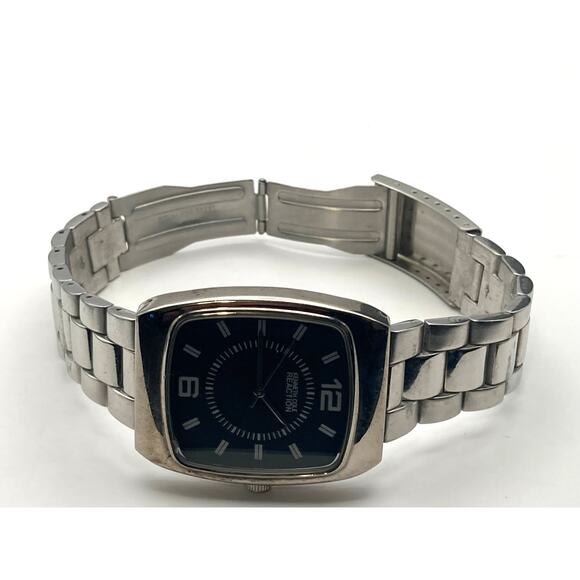 Kenneth Cole Reaction 20885 Men's Quartz Watch 36mm - New Battery - Wrist 7.25 - Picture 4 of 8